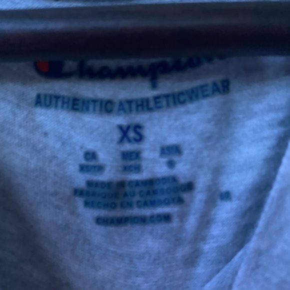 Champion grey crop top size xs - Picture 2 of 2